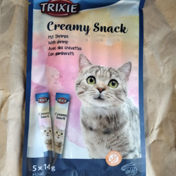 Лакомство для кошек с креветкой Trixie 42682 сливочная закуска из креветок 5х14г (TX-42682) 4011905426822