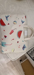 Сумка-чехол для ноутбука макбука MacBook Air/Pro M1 M2 13.3" -14.1" с рисунком Арбуз фото от покупателей 1