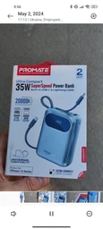 Універсальна мобільна батарея Promate PowerPod-20 20000mAh 35W Black фото від покупців 6