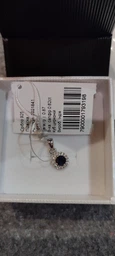 Серебряная подвеска с сапфиром 0.905ct (2021841) фото от покупателей 1