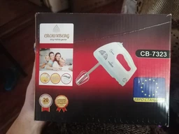 Міксер ручний кухонний Crownberg CB-7322 потужністю 300 Вт на 7 швидкостей фото від покупців 2