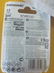 Аккумуляторы Panasonic Eneloop АА 2000 mAh Белый (1011-367-00) фото от покупателей 3