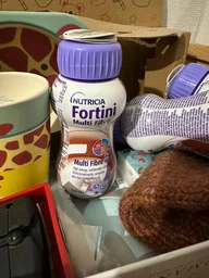 Энтеральное питание Nutricia Fortini Фортини с пищевыми волокнами со вкусом шоколада для специальных медицинских целей для детей от 1 года 200 мл (8716900553356) фото от покупателей 6