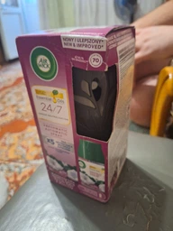 Освежитель воздуха автоматический Airwick Freshmatic Сатин и Лилия (Серый), 250 мл фото от покупателей 5