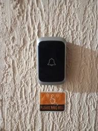 Бездротовий дверний дзвінок музичний водонепроникний DoorBell, комплект дверного дзвінка з дальністю радіодії до 300 метрів Kayfovo DB-13 чорний. фото від покупців 3