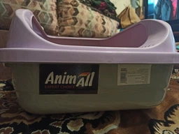 Туалет для кошек под наполнитель Animall с лопаткой CNR-127 58 x 42 x 24 см Фиолетовый (2000981206406) фото от покупателей 12