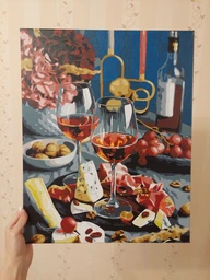 Картина по номерам. Изысканное наслаждение ©alonka_good. 40х50. KHO5670. Идейка фото от покупателей 10