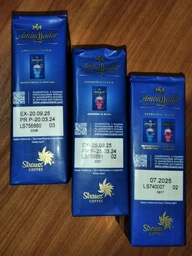 Набор молотого кофе Ambassador Premium 225 г + Strong 225 г + Crema 225 г (8721077550190) фото от покупателей 3