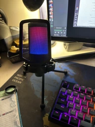 Микрофон Fifine RGB AmpliGame A6VW White фото от покупателей 7