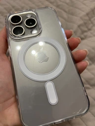 Прозорий чохол Clear Case with MagSafe для iPhone 15 Pro фото від покупців 1
