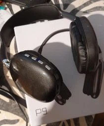 Бездротові повнорозмірні стерео Bluetooth навушники Macaron P9 Max червоний (81901YS892) фото від покупців 6