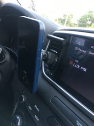 Автомобильный держатель для телефона HOCO Guardian magnetic wireless fast charging Car holder HW12 4.5-7″ Черный фото от покупателей 1