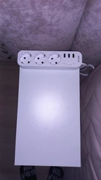 Сетевой фильтр-удлинитель RZTK Power Strip 3+3 USB-A White 1.5 м фото от покупателей 8
