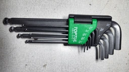 Набор ключей шестигранных дюймовых Toptul 1/16"-3/8" 9 предметов (GBAL0901)