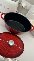 Утятница чугунная RINGEL Essen Ростер 4,5л овальная с крышкой, для всех типов плит (RG-2308-30) фото от покупателей 2