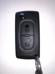 Корпус выкидного ключа для Peugeot 207 Партнер 307 308 407 GstarKey 2 кнопки батарейка на корпусе с прямым чистым жалом фото от покупателей 2