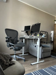 Стол с электрорегулировкой высоты RZTK eDesk 2 1200 х 600 мм Black
