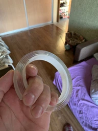 Багаторазовий клейкий Нано тейп, стрічка Gluit 5 м, товщина 2 мм, ширина 30 мм.Nano tape 2025 фото від покупців 5
