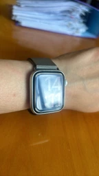 Металевий ремінець Milanese Loop Band для Apple Watch 49/45/44/42 mm Black фото від покупців 3