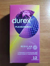 Презервативы латексные с силиконовой смазкой Durex Pleasuremax (с ребрами и точками) 3 шт (5038483203989) фото от покупателей 6