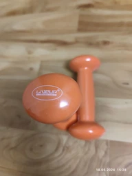Гантелі вінілові пара LiveUp VINYL DUMBBELL EGG HEAD фото от покупателей 1