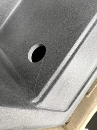 Кухонная мойка гранит GRANADO Merida black shine (0301) + сифон одинарный для кухонной мойки Nova фото от покупателей 1