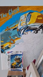 Картина по номерам BrushMe серии Патриот "Котик Призрак Киева ©Марианна Пащук" 40х50см BS53121 фото от покупателей 1