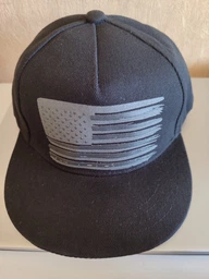 Кепка снепбек (Snapback) флаг Америки Черный 56-61р (9067)