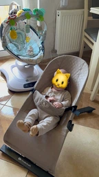 Шезлонг-гойдалка Kinderkraft Mimi Grey (KBMIMI00GRY0000) (304848) фото від покупців 1