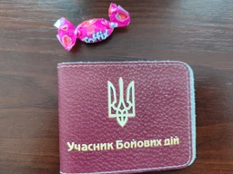 Обкладинка на посвідчення УБД учасника бойових дій України STANDART (еко-шкіра) герб FG_CTC003EL_008 фото від покупців 1