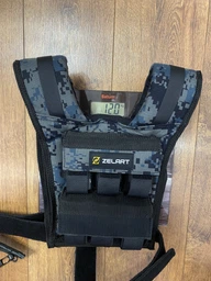 Жилет утяжелитель с регулируемым весом Zelart WEIGTH VEST 1-16кг (кордура, наполнитель-металлические бруски, камуфляж) (TA-7817-16)