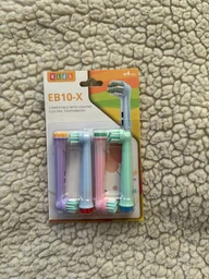 Насадки для Oral B электрической зубной щетки детские с мягкой щетиной eb10-x для орал би 4 штуки фото от покупателей 8