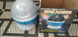 Обертовий нічник-проектор "Зоряне небо" Star Master у формі кулі фіолетовий фото від покупців 19