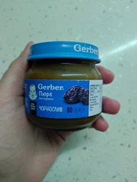 Дитяче пюре Gerber Чорнослив з 6 місяців 80 г (7613033513978) фото від покупців 4