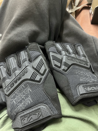 Рукавички тактичні військові безпалі Mechanix M-pact Fingerless Gloves Covert L чорний