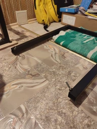 Стол письменный Кнап 2 Ferrum-decor 750x1000x700 Черный металл ДСП Дуб Сонома 16 мм (KNAP2028)