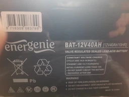 Акумуляторна батарея EnerGenie 12V 40AH (BAT-12V40AH) AGM