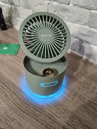 Вентилятор с увлажнением аккумуляторный RZTK Multi Fan White фото от покупателей 3