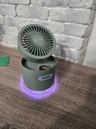 Вентилятор с увлажнением аккумуляторный RZTK Multi Fan White фото от покупателей 1
