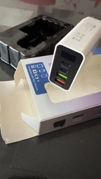 Сетевое зарядное устройство для айфона самсунга на 4 порта 45W Адаптер USB Type C для Samsung Apple iPhone iPad Xiaomi Huawei Google Блок питания зарядка для телефона смартфона планшета легкий для путешествий Black LEXEGO F004-B фото от покупателей 7