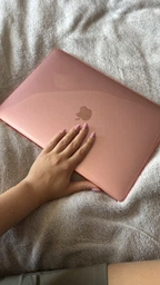 Захисний чохол-накладка Macbook Air 13.3" М1 (A1932/A2179/A2337)2019-2020р Рожево-Прозорий фото від покупців 9