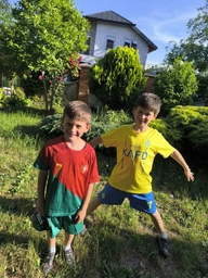 Форма футбольная детская Lion SPORT Ronaldo (Роналдо) 7 Збірна Португалії 2024, 28-150-155, зеленый-красный фото от покупателей 16