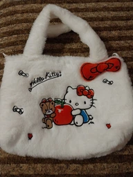 Сумка Куромі Kuromi Hello Kitty аніме плюшева Біла