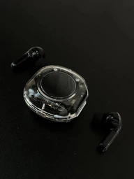 Беспроводные блютуз наушники LEXEGO Ultrapods Max с шумоподавлением и дисплей индикатором Pink UPM39-P фото от покупателей 5