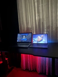 Комп'ютерний стіл GamePro GMD215 регульований з органайзером Black фото від покупців 2