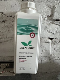 Средство для мытья посуды Delamark с эфирным маслом розы 1 л (4820152330666)