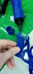 Шланг для полива растяжной Хhose в растянутом состоянии 15 м Зеленый
