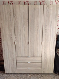 Шафа розпашна для одягу Doros Гелар 155х49,5х203,4 см Білий (DRS-011100)
