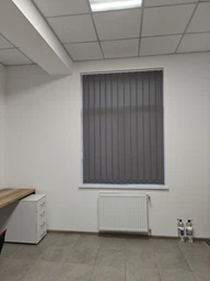 Вертикальні жалюзі на вікно Wenster Line T 6010 127 мм тканинні 150х150 см Темно-сірий (21242120113)