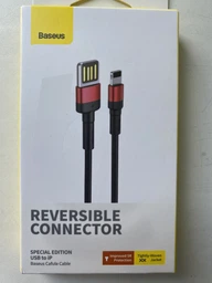 Кабель заряджання Baseus Cafule Cable для Apple Lightning to USB для IOS пристроїв iPhone/iPad 2 M Black+Grey фото від покупців 3
